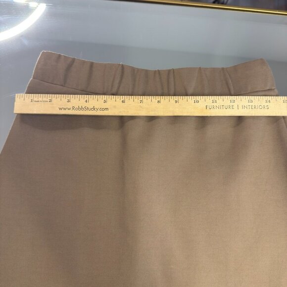 Gracia Midi Length Ponte Fabric Pencil Skirt Pockets Career 90s Y2K - Picture 6 of 7
